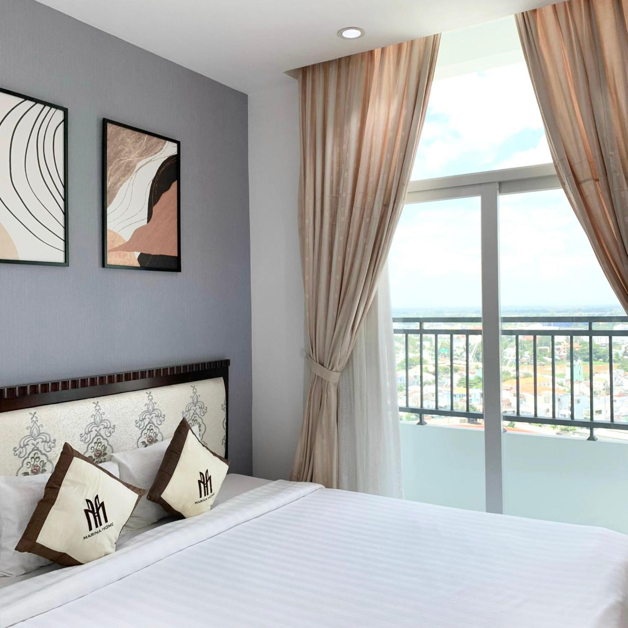 Can Ho Khach San Cao Cap Marina Long Xuyen Ap Dong An Exterior foto